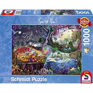 Schmidt Spiele 57587 Rose Cat Khan, Portal der Vier Rijken, 1000 stukjes puzzel, normaal