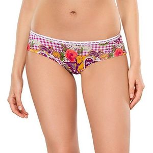 Uncover by Schiesser Dames bikini hipster slip, rood (bessen 512), M