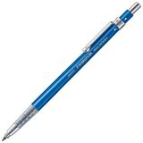 Staedtler Mars vulpotlood met metalen clip, HB-stift, geïntegreerde puntenslijper en hardheidsindicator, blauwe schachtkleur