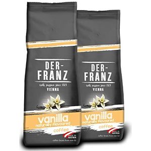Der-Franz Koffie, gearomatiseerd met Vanille, gemalen, 2 x 500 g