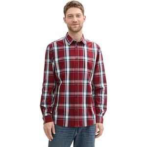 TOM TAILOR - 35988 - Overhemd - Burgundy Big Check