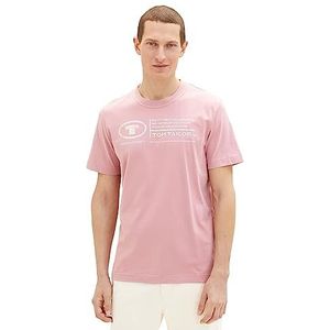 TOM TAILOR Uomini T-shirt 1035611, 13009 - Velvet Rose, L