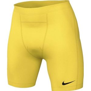 NIKE Halfhoge legging voor heren, M Nk Df Strike Np Short, vier geel/zwart, DH8128-719, S