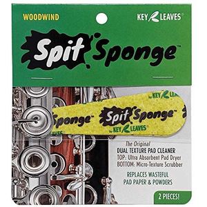 Key Leaves Polster Reiniging Vlies Spit Sponge voor Klarinet, Oboe, fluit, Fagott