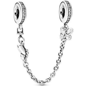 Cadena Seguridad Pandora 797865CZ-05 mujer plata