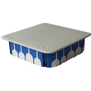 BLM BLI690184 aansluitdoos, waterdicht, 180 x 180 x 50 cm, met deksel, blauw