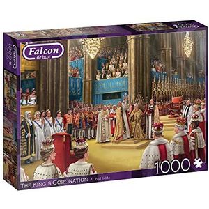 Jumbo, Falcon de luxe - De kroning van de koning, Legpuzzels voor volwassenen, 1.000 stukjes