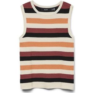 Vmaruba - Gebreide Pullover - O-hals - Mouwloos - Regular Fit