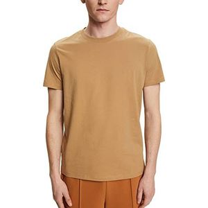 ESPRIT Heren 993EE2K303 T-shirt, 270/beige, S, 270/beige, S