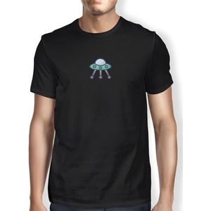 Green Fish Heren T-shirt, zwart, M