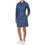 Pepe Jeans Regular Korte Jurk Met Lange Mouwen