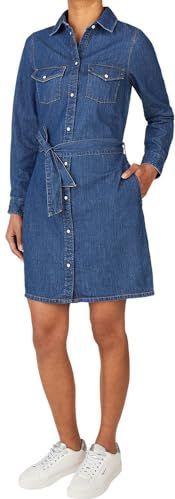 Pepe Jeans Regular Korte Jurk Met Lange Mouwen