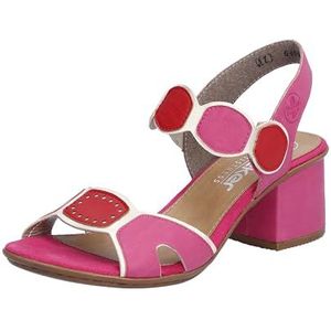 Rieker 64691 damessandalen, roze, 39 EU
