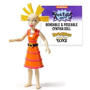 BendyFigs The Noble Collection Rugrats Cynthia - Noble Toys 16 cm buigbare Posable Collectible Pop Figure met Stand en Mini Accessory