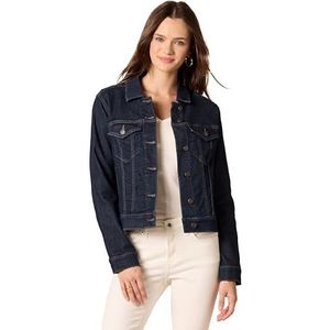 Amazon Essentials Jean-jas voor dames (verkrijgbaar in grote maten), spoelwassen, groot