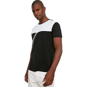 Trendyol Wit mannelijk Regular Fit Bike Collar kort, wit, wit, S