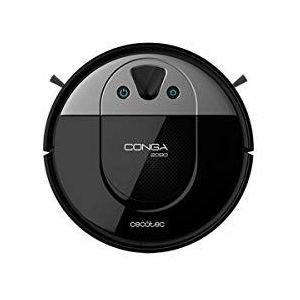 Cecotec Conga 2090 Vision. Robotstofzuiger met iTech Camara 360-technologie, schrobben, stofzuigen en tegelijkertijd vegen, app met interactieve kaart, spot- en gebiedsschoonmaak, 2700 Pa, Alexa & Google Assistant.