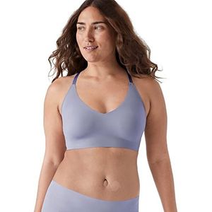 True & Co Vrouwen True Body Triangle Lace Racerback BH, Blauwe Graniet, 75C/D 80A/B (M)