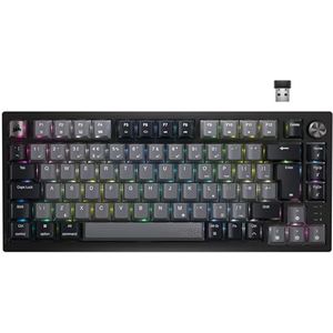 CORSAIR K65 PLUS DRAADLOOS 75% RGB hot-swappable mechanisch gamingtoetsenbord, voorgesmeerde CORSAIR MLX rode lineaire schakelaars - bovengemonteerd - dubbellaagse geluidsdemping - PBT-toetsdoppen -