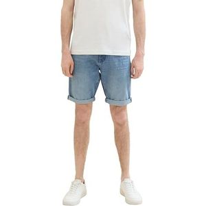 TOM TAILOR Bermuda voor heren, 10118 - Used Light Stone Blue Denim, 28