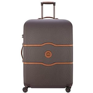 Delsey Bagage Chatelet 24 Inch Spinner Trolley, Chocolade Bruin, 3 Piece Set 19/24/28, Chatelet Hardside Bagage Met Spinner Wielen