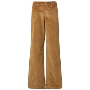 s.Oliver - Ribbroek - Ombergrijs - Corduroy - Loosefit - Mid Waist