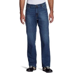 Lee BROOKLYN MID STONE L813OFEX jeansbroek voor heren, lang, straight fit (rechte pijp)
