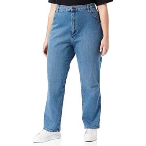 ALL TERRAIN GEAR X Wrangler Wild West Mid Blue Jeans voor dames, blauw (mid blue), 33W x 32L