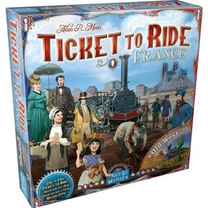 Days of Wonder , Ticket to Ride France Board Game EXPANSION , Ages 8+ , For 2 to 5 players , Average Playtime 30-60 Minutes