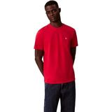 Calvin Klein Heren SS Classic Monogram TEE LV04RD254G T-shirts, ROOD (Adrenaline Rush), XS, Rood (Adrenaline Rush), XS