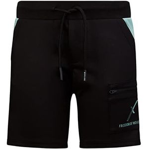 Retour Denim de Luxe Spin shorts voor jongens, zwart, 6-8 Jaren