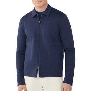 Hackett London Double Knit Fz Sweatshirt voor heren, Blauw (donkerblauw), XL