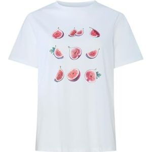 Pcjuit Ss bedrukt T-shirt JRS Bc, wit (bright white), M