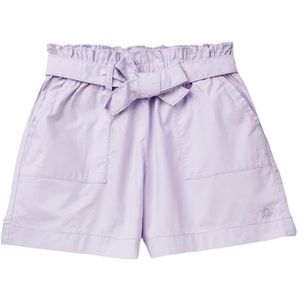 United Colors of Benetton Shorts voor meisjes en meisjes, Paars, 122 cm