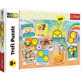 Trefl - Smiley World, Smiley op Vakantie - Puzzel 300 stukjes - Glimlach, Emotes, Zon, Kleurrijke Puzzel, Creatief Amusement, Plezier voor Kinderen vanaf 8 jaar