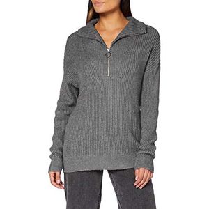 SPARKZ COPENHAGEN Dames Kap Gebreide Trui Trui, Grijs Melange, L