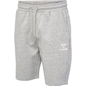 hummel Heren Hmlicons Regular Shorts, Grey Melange, XL EU