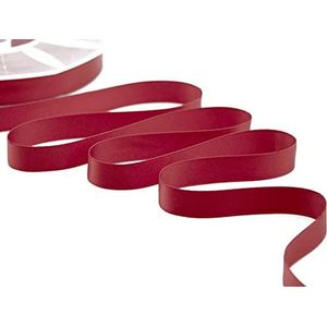 Furlanis geweven tape, dubbel, 16 mm x 50 m, col.46, Amaranto