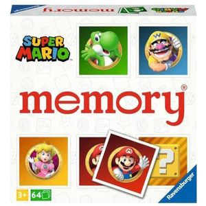 Ravensburger Memory Super Mario - Het perfecte geheugenspel voor kinderen vanaf 3 jaar! Geschikt voor 2-8 spelers.