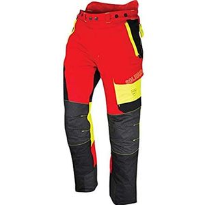 SOLIDUR Broek Comfy rood -7 cm XS