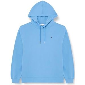 Tommy Hilfiger Dames CRV REG VLAG OP BORST HOODIE Blue Spell 50, Blauwe spreuk, 50