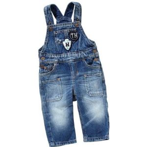 Tommy Hilfiger Tuinbroek - blauw - 12 meses (80 cm)