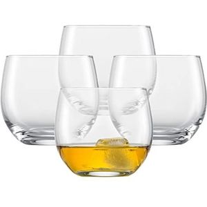 SCHOTT ZWIESEL Whiskyglas For You (set van 4), bolle tumbler voor whisky, vaatwasmachinebestendige Tritan-kristalglazen, Made in Germany (artikelnummer 121876)
