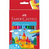 Faber-Castell 554201 - viltstift Castle, 12 stuks kartonnen etui