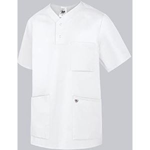 BP 1741 435 unisex steekzak van licht gemengd weefsel wit, maat XS