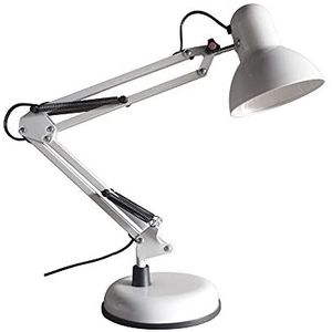 wonderlamp - Avati bureaulamp, retro vintage bureaulamp, lichaam en hoofdgewricht, 1 x E27, W-F00025