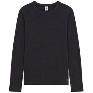 PETIT BATEAU - L'Iconique - Dames-T-shirt - Antraciet Grijs - Katoen