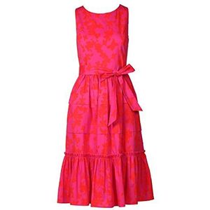 Apart zomerjurk voor dames, cocktailjurk, roze-oranje, normaal