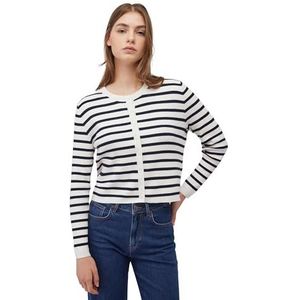 Mavi Gebreid vest voor dames, lange mouwen, Navy Blazer Stripe, XS
