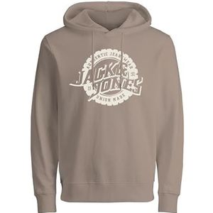 Jack & Jones Premium Sweatshirt 'JPRBLUBARON'  taupe / natuurwit